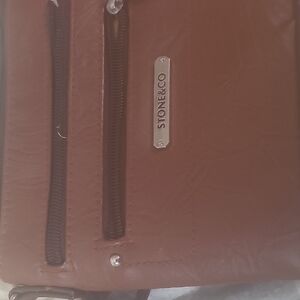 Stone & Co. Tan Leather Shoulder Bag